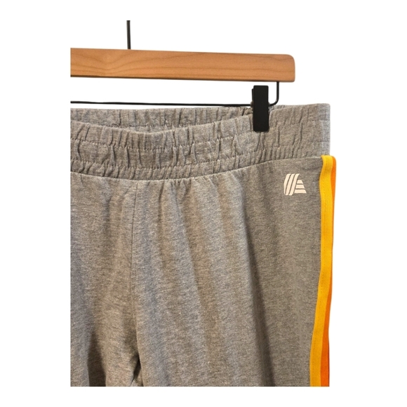 Aldi Gear 2023 Capsule Collection Gray Logo Stripe Joggers Size Large - Picture 2 of 6